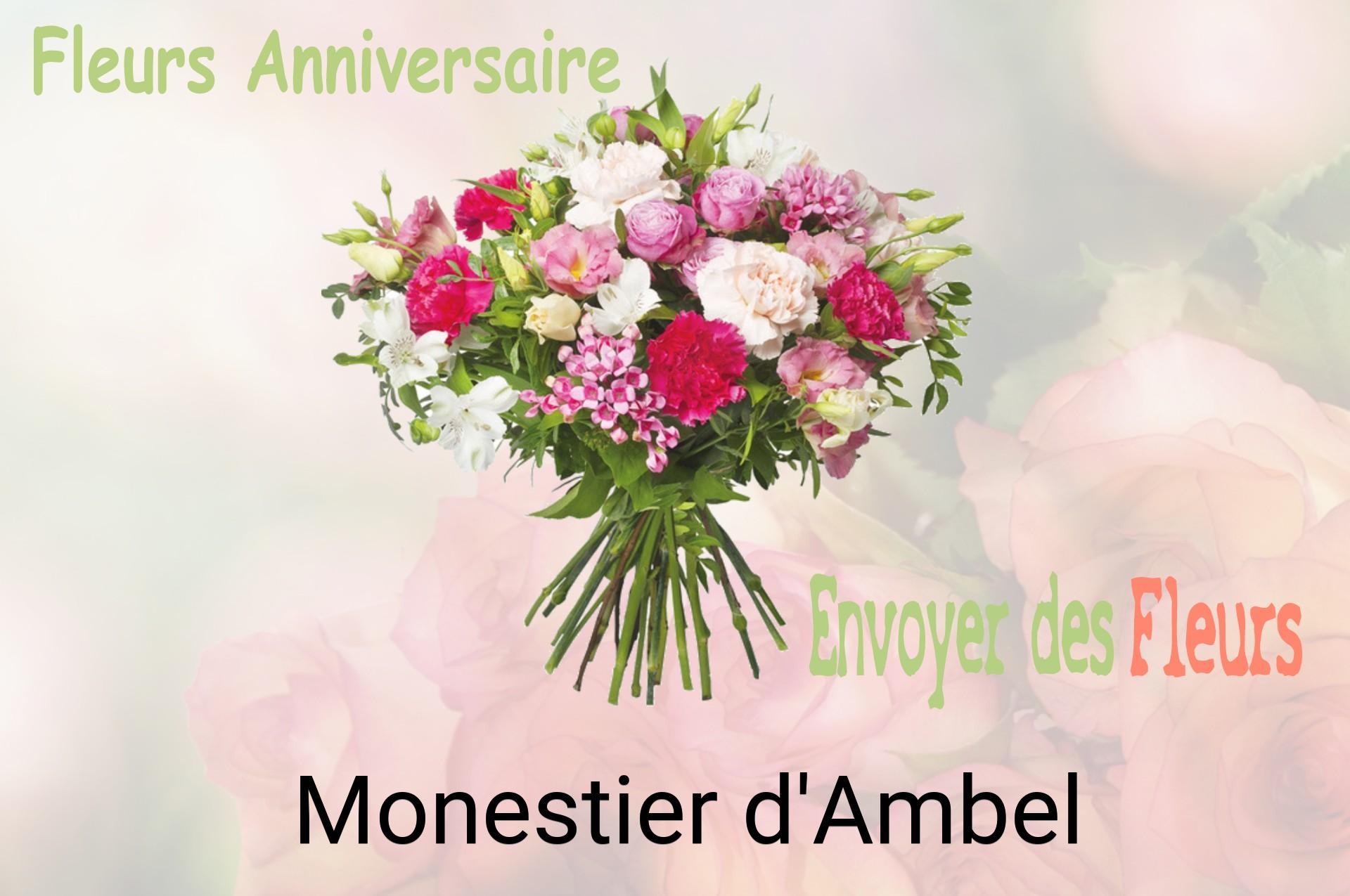 Bouquet de fleurs d’anniversaire livré à Monestier-d'Ambel